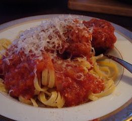 Spaghetti and meatballs...