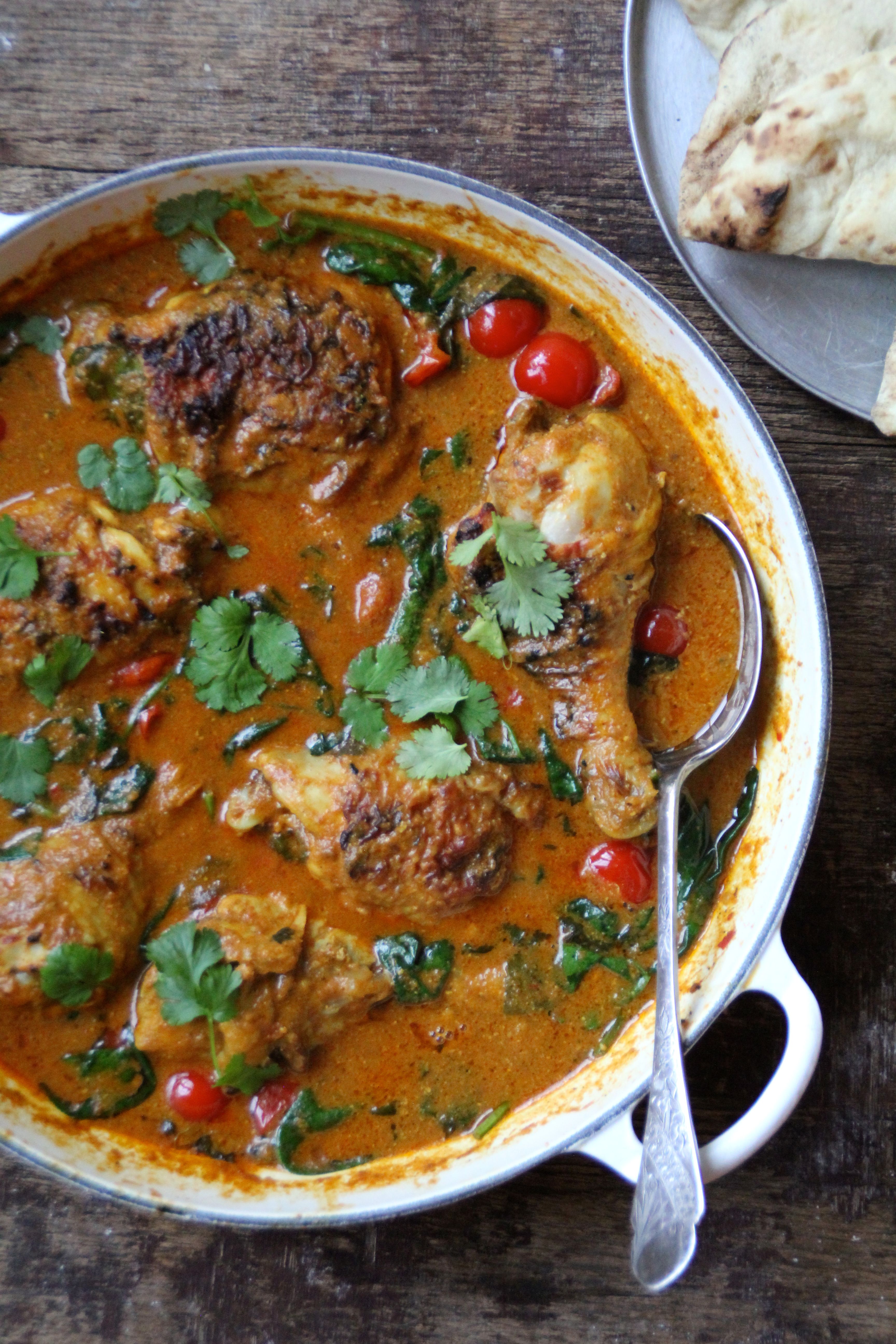 Enkel indisk curry med kyllinglår