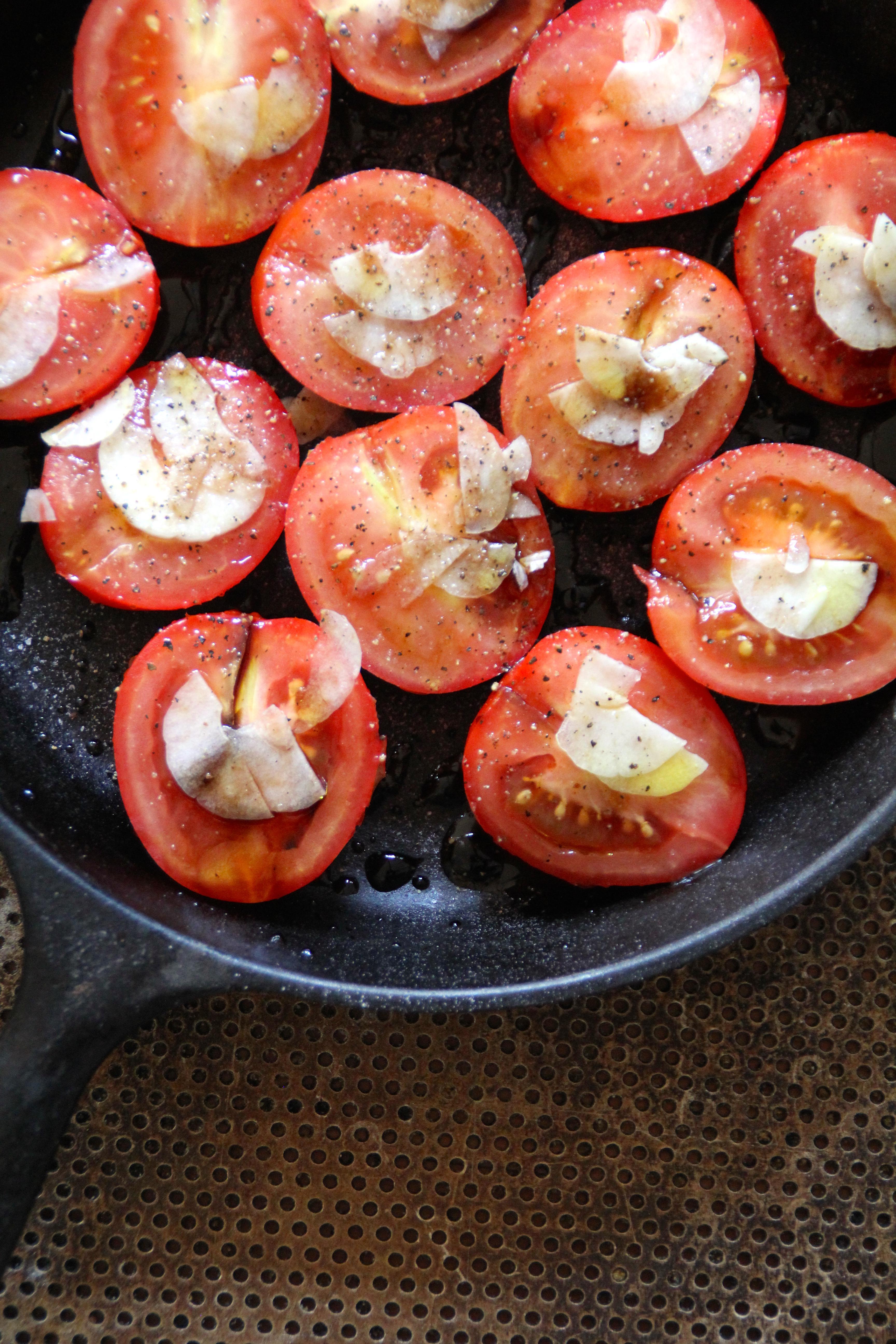 Grillede tomater