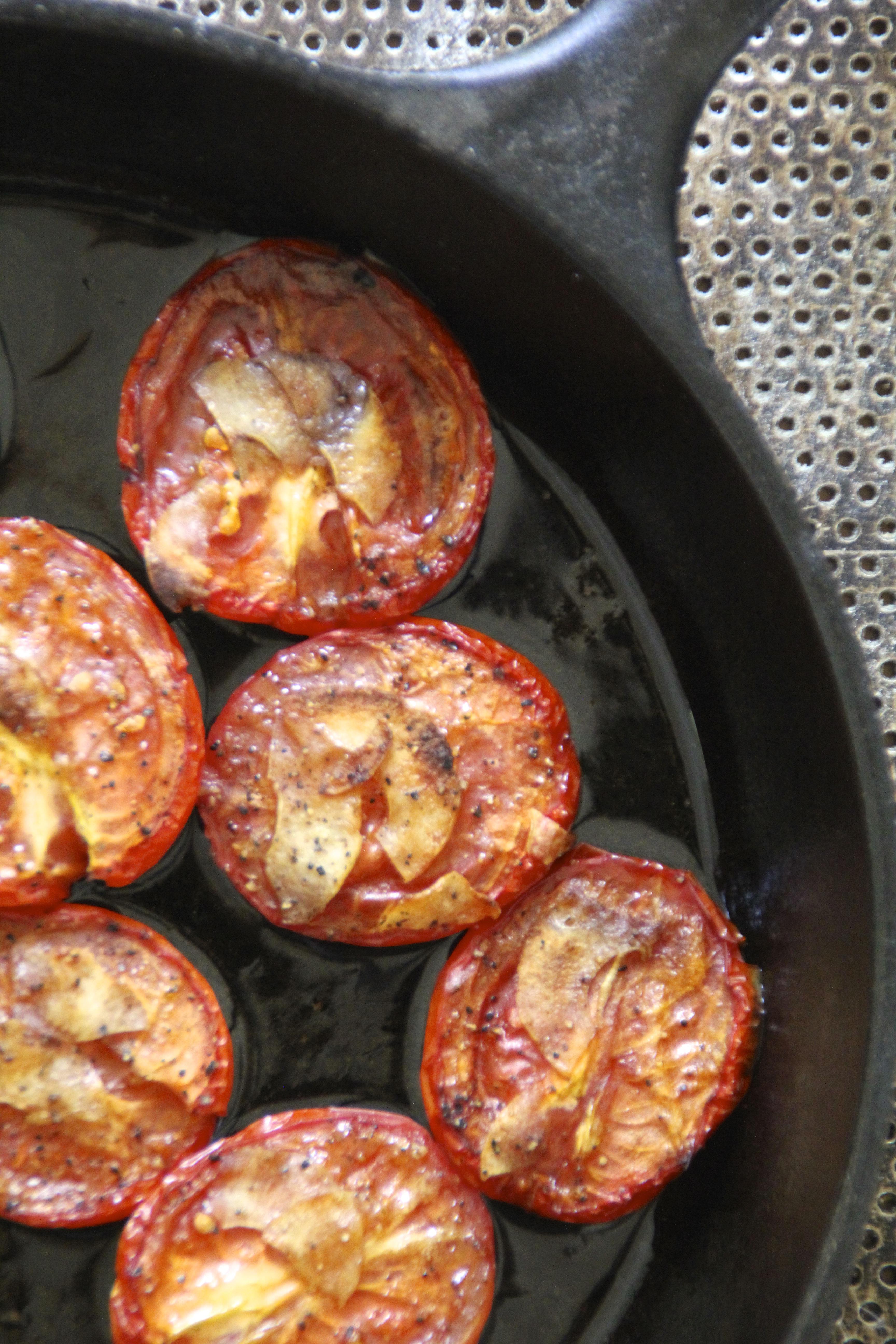 grillede tomater