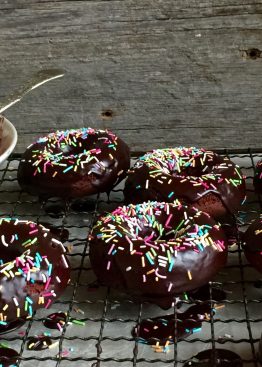 sjokolade doughnuts