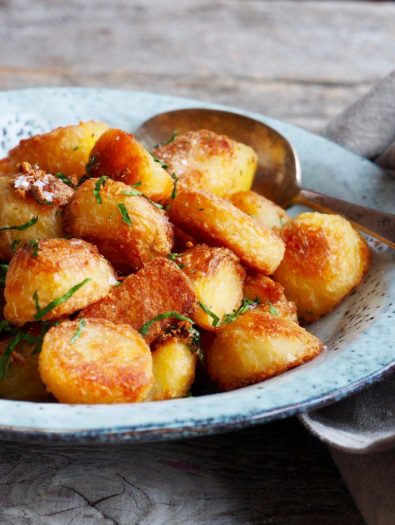 skikkelig sprøstekte poteter