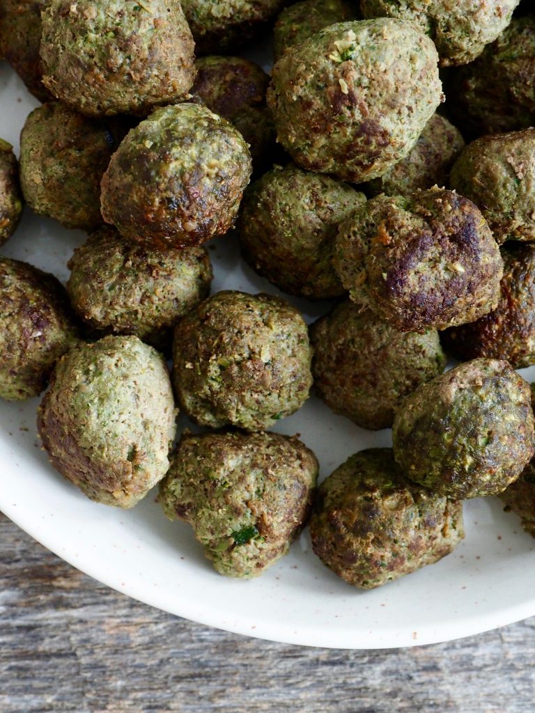 grønne kjøttboller