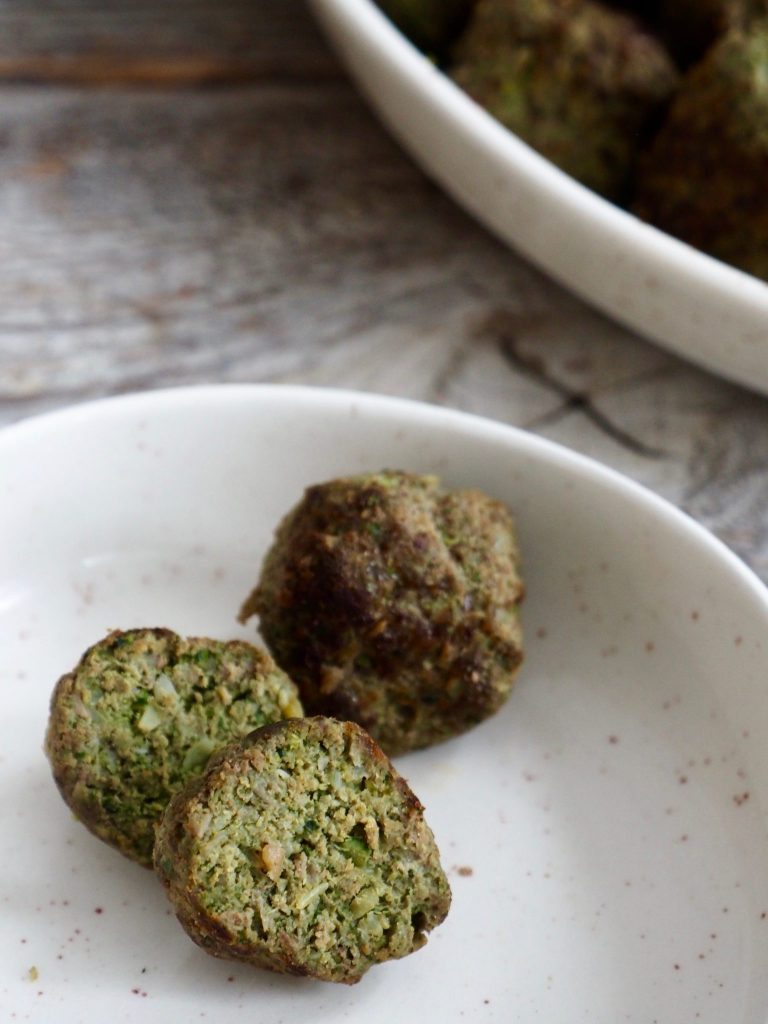 grønne kjøttboller