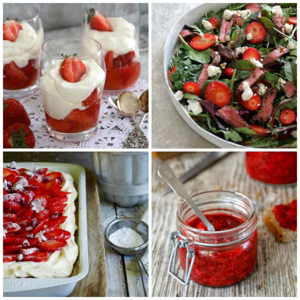 oppskrifter med jordbær
