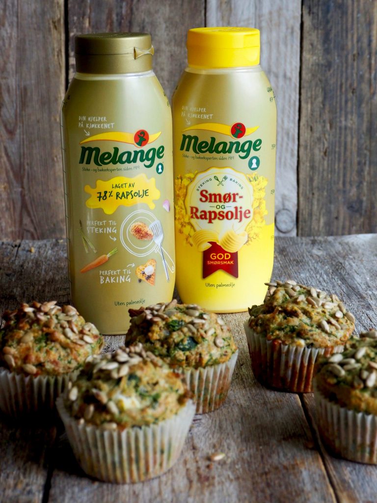 Grove muffins med ost, skinke og spinat Mat På Bordet