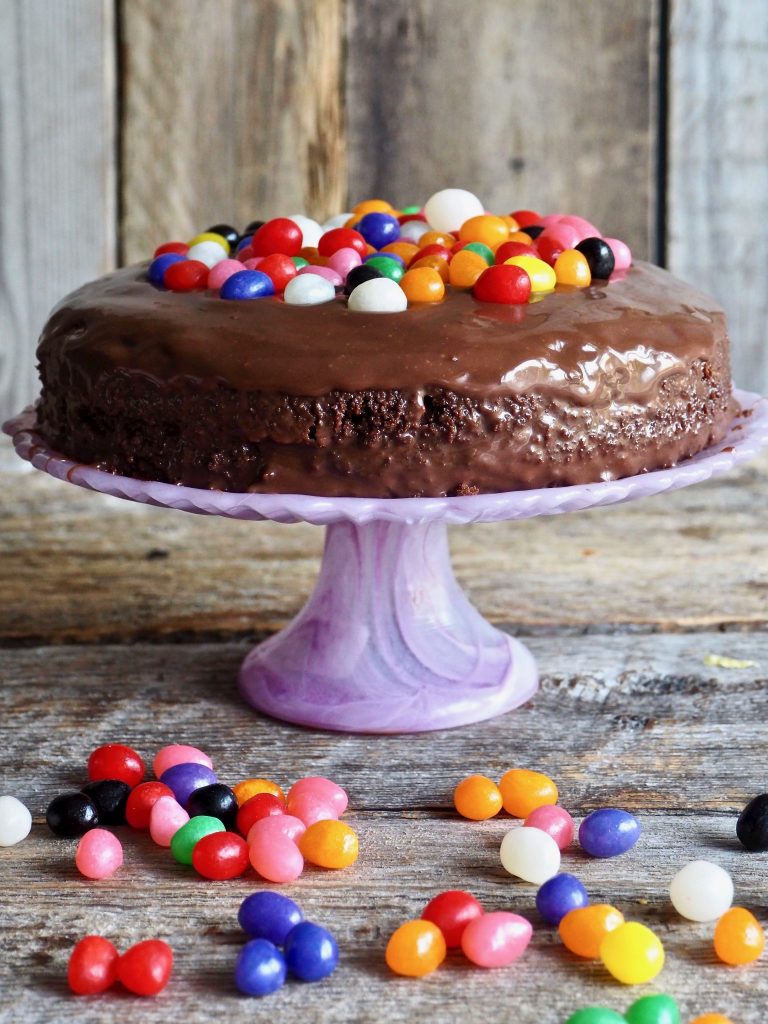 Enkel, liten sjokoladekake