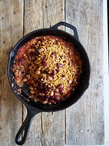 15 minutters chiligryte med bønner - chili sin carne