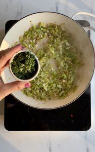 Estragon kylling med ris, spinat og ruccola - alt i en gryte/one pot