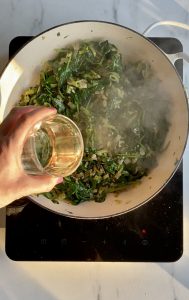 Estragon kylling med ris, spinat og ruccola - alt i en gryte/one pot