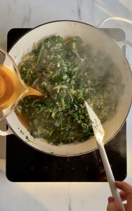 Estragon kylling med ris, spinat og ruccola - alt i en gryte/one pot