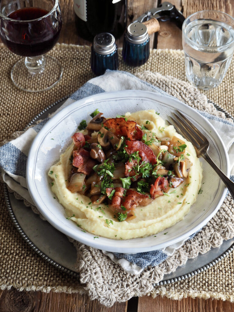 Brennende kjærlight ❤️ potetmos med bacon