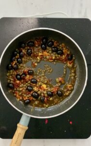 Alt-i-ett gryte (one pot) PASTA PUTTANESCA