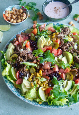 Tacosalat med kjøttdeig