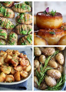 poteter som tilbehør