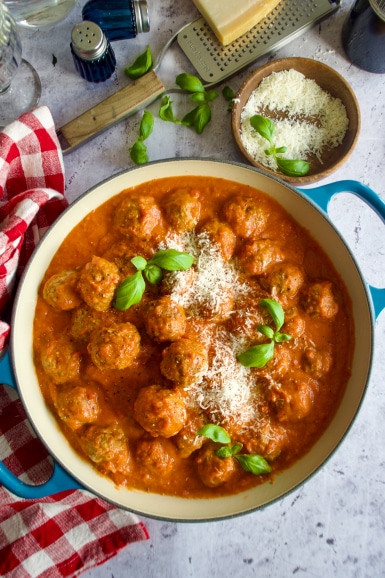 Italienske kjøttboller (polpette) i tomataus