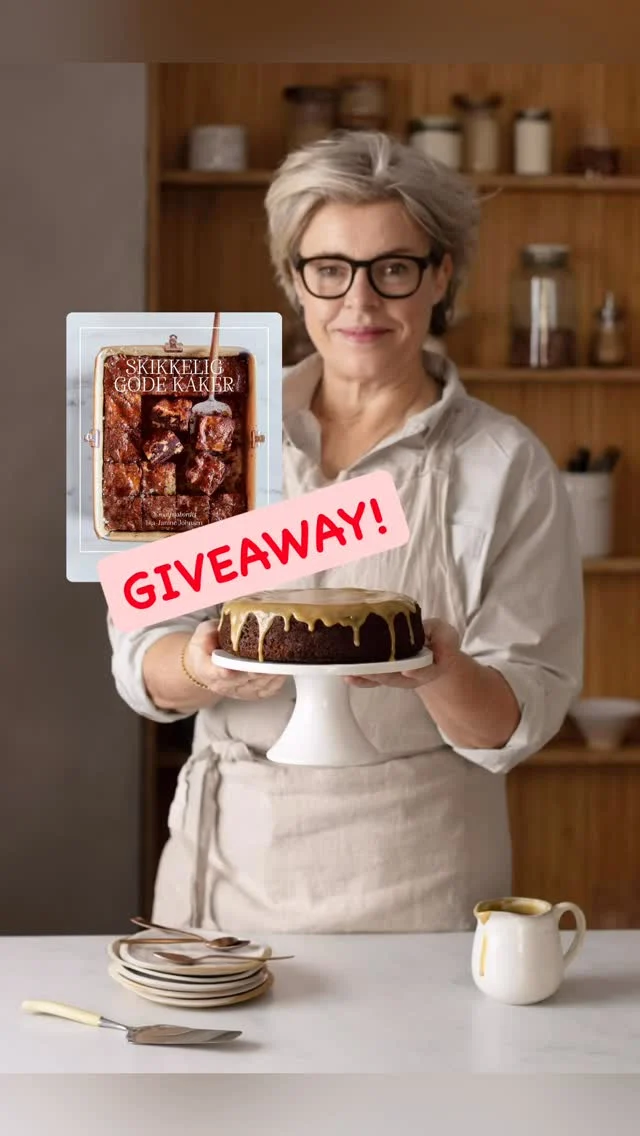 I dag kan du vinne den siste kokeboken min
SKIKKELIG GODE KAKER🥳

Kommenter 🩷kaker og du er med i trekningen. 
Det er alt du trenger å gjøre enkelt og greit🥰

Vinner trekkes i morgen kveld 1.12 - tvi tvi 🥳